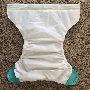 BumGenius Other - BumGenius Pocket Diaper in Blue & Yellow Stripe BumGenius Other - BumGenius Pocket Diaper in Blue & Yellow Stripe